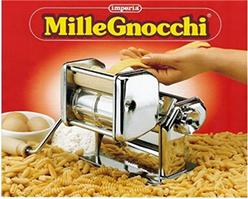 Bakedeco Cavatelli Maker with Nonstick Coating and Wooden Rollers