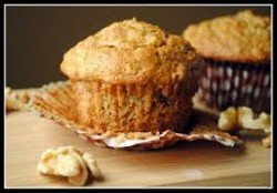 Whole Wheat Banana Walnut Muffins