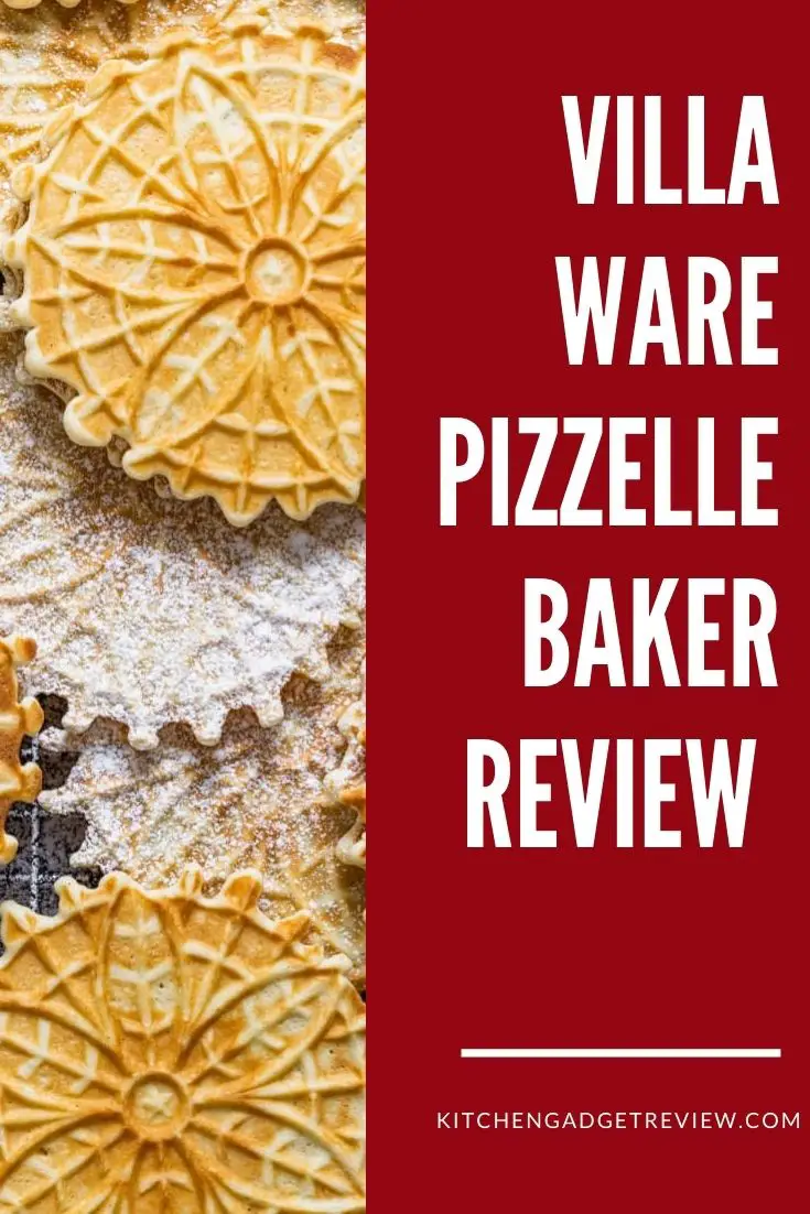 Villaware Pizzelle Maker Review Villa Ware Pizzelle Bakers and Irons